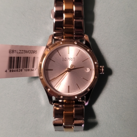 Ladies Esprit Calendar watch in two tone Stainless Steel - Picture 6 of 7